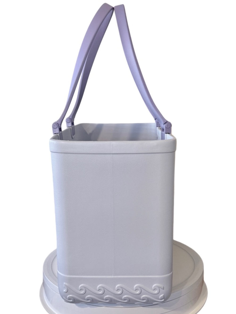 Simply Southern Lavender Waterproof Beach Tote Large Rubber Coastal Pool Bag - Picture 5 of 13